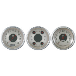 PartzBiz CM AN53SLC - Classic Instruments American Nickel 3 Gauge Set PartzBiz CM AN53SLC - Classic Instruments American Nickel 3 Gauge Set