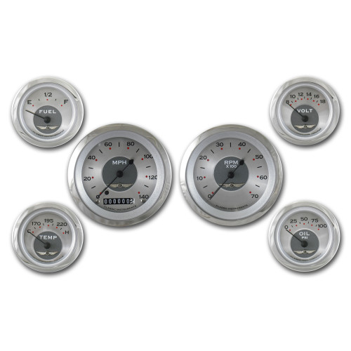 PartzBiz CM: AW01SRC-Classic Instruments All American 6 Gauge Set PartzBiz CM: AW01SRC-Classic Instruments All American 6 Gauge Set