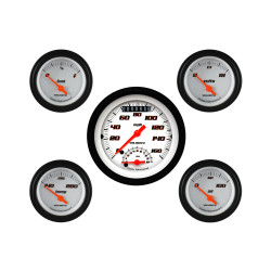 PartzBiz CM VS35WBLF - Classic Instruments Velocity White Five Gauge Set PartzBiz CM VS35WBLF - Classic Instruments Velocity White Five Gauge Set