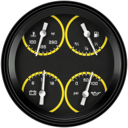 PartzBiz CM AX31YBLF - AutoCross Yellow 4 5/8 PartzBiz CM AX31YBLF - AutoCross Yellow 4 5/8