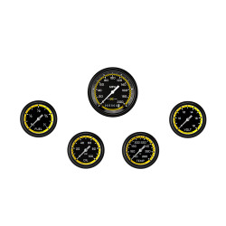 PartzBiz CM AX200YBLF - AutoCross Yellow Five Gauge Set 200 PartzBiz CM AX200YBLF - AutoCross Yellow Five Gauge Set 200