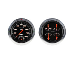 PartzBiz CM CT54VSB62 - Velocity Series Black 1954-55 Chevy Truck Package w/ Speedtachular PartzBiz CM CT54VSB62 - Velocity Series Black 1954-55 Chevy Truck Package w/ Speedtachular