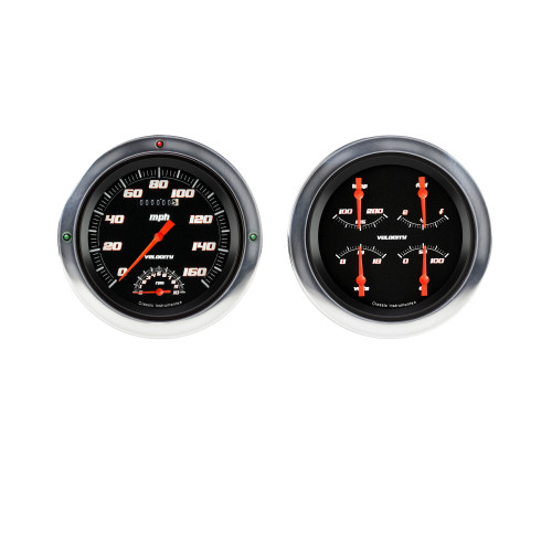 PartzBiz CM: CT54VSB62-Velocity Series Black 1954-55 Chevy Truck Package w/ Speedtachular