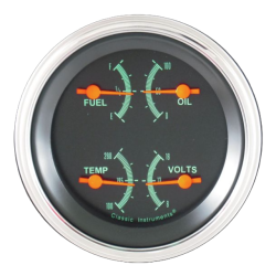 PartzBiz CM GS79SLF - G-Stock Quad Gauge (Fuel 0-90 OHM) PartzBiz CM GS79SLF - G-Stock Quad Gauge (Fuel 0-90 OHM)
