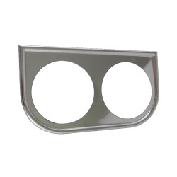 PartzBiz CM MT55 - Chrome Under Dash Panel / 2-Hole PartzBiz CM MT55 - Chrome Under Dash Panel / 2-Hole
