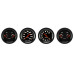 PartzBiz CM: VS05BBLF-Velocity Black Series Four Gauge Set PartzBiz CM: VS05BBLF-Velocity Black Series Four Gauge Set