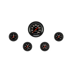 PartzBiz CM VS100BBLF - Velocity Black Five Gauge Set 100 PartzBiz CM VS100BBLF - Velocity Black Five Gauge Set 100