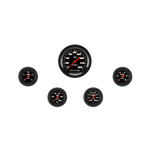 PartzBiz CM: VS100BBLF-Velocity Black Five Gauge Set 100 PartzBiz CM: VS100BBLF-Velocity Black Five Gauge Set 100