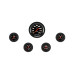 PartzBiz CM: VS100BBLF-Velocity Black Five Gauge Set 100 PartzBiz CM: VS100BBLF-Velocity Black Five Gauge Set 100