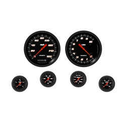 PartzBiz CM VS151BBLF - Velocity Black Six Gauge Set 151 PartzBiz CM VS151BBLF - Velocity Black Six Gauge Set 151