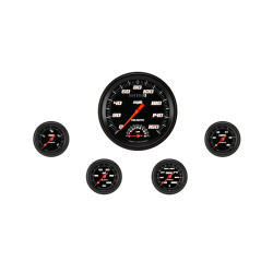 PartzBiz CM VS165BBLF - Velocity Black Five Gauge Set 165 PartzBiz CM VS165BBLF - Velocity Black Five Gauge Set 165