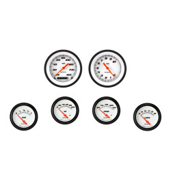 PartzBiz CM VS201WBLF - Velocity White Six Gauge Set 201 PartzBiz CM VS201WBLF - Velocity White Six Gauge Set 201