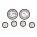 PartzBiz CM: VS251WBLF-Velocity White Six Gauge Set 251 PartzBiz CM: VS251WBLF-Velocity White Six Gauge Set 251