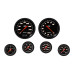 PartzBiz CM: VS351BBLF-Velocity Black Six Gauge Set 351 PartzBiz CM: VS351BBLF-Velocity Black Six Gauge Set 351