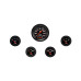 PartzBiz CM: VS365BBLF-Velocity Black Five Gauge Set 365 PartzBiz CM: VS365BBLF-Velocity Black Five Gauge Set 365