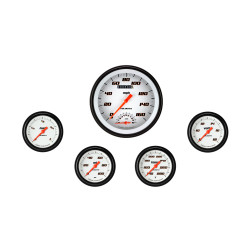 PartzBiz CM VS365WBLF - Velocity White Five Gauge Set 365 PartzBiz CM VS365WBLF - Velocity White Five Gauge Set 365