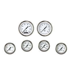 PartzBiz CM WH301SLF - White Hot Six Gauge Set 301 PartzBiz CM WH301SLF - White Hot Six Gauge Set 301