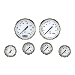 PartzBiz CM WH351SLF - White Hot Six Gauge Set 351 PartzBiz CM WH351SLF - White Hot Six Gauge Set 351