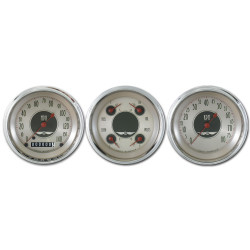 PartzBiz CM AN03SHC - Classic Instruments American Nickel 3 Gauge Set PartzBiz CM AN03SHC - Classic Instruments American Nickel 3 Gauge Set