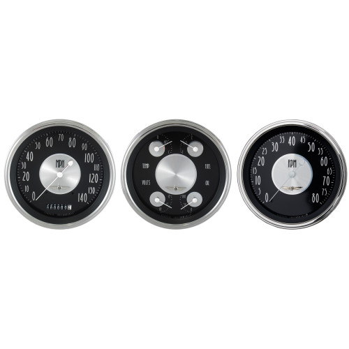 PartzBiz CM: AT53SLC-Classic Instruments All American Tradition 3 Gauge Set PartzBiz CM: AT53SLC-Classic Instruments All American Tradition 3 Gauge Set