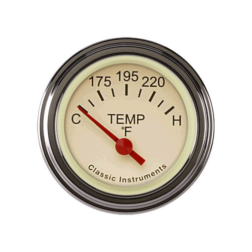 PartzBiz CM: TE26TSLF-Tetra Series, Tan Temp Gauge