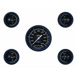 PartzBiz CM AX00GBLF - Classic Instruments Auto Cross Gray 6 Gauge Set PartzBiz CM AX00GBLF - Classic Instruments Auto Cross Gray 6 Gauge Set