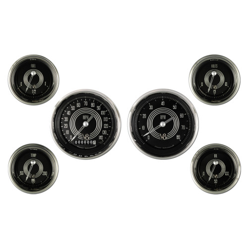 PartzBiz CM: V8SR01SHC-Classic Instruments V8 Speedster Six Gauge Set PartzBiz CM: V8SR01SHC-Classic Instruments V8 Speedster Six Gauge Set