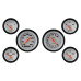 PartzBiz CM: VS01WBLF-Classic Instruments Velocity White Six Gauge Set PartzBiz CM: VS01WBLF-Classic Instruments Velocity White Six Gauge Set