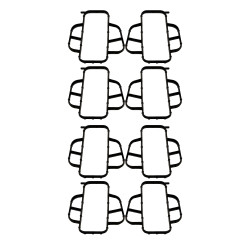 PartzBiz CM 2710 - Seal Port Kit For Airforce Manifold Pn 2701-2702 PartzBiz CM 2710 - Seal Port Kit For Airforce Manifold Pn 2701-2702
