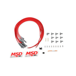 PartzBiz CM 31189 - Super Conductor Spark Plug Wire Set, Multi-Angle Plug, HEI Cap PartzBiz CM 31189 - Super Conductor Spark Plug Wire Set, Multi-Angle Plug, HEI Cap