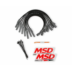 PartzBiz CM 31633 - MSD Ford Raptor 6.2L V8 Black Wire Set PartzBiz CM 31633 - MSD Ford Raptor 6.2L V8 Black Wire Set