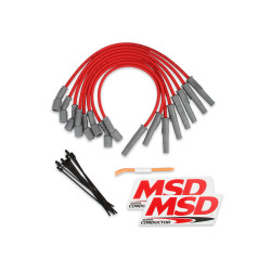 PartzBiz CM 31639 - MSD Ford Raptor 6.2L V8 Red Wire Set PartzBiz CM 31639 - MSD Ford Raptor 6.2L V8 Red Wire Set