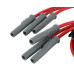 PartzBiz CM: 32999-Super Conductor Spark Plug Wire Set, 2000 Ford 3.8L V-6 Mustang