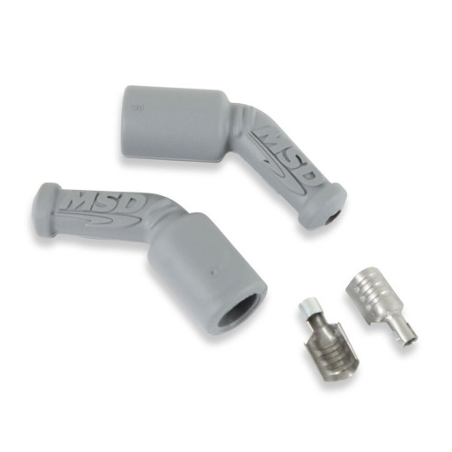 PartzBiz CM: 3304-LS1, 45 Degree Boots & Terminals, 2/Card PartzBiz CM: 3304-LS1, 45 Degree Boots & Terminals, 2/Card