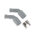 PartzBiz CM: 3304-LS1, 45 Degree Boots & Terminals, 2/Card PartzBiz CM: 3304-LS1, 45 Degree Boots & Terminals, 2/Card
