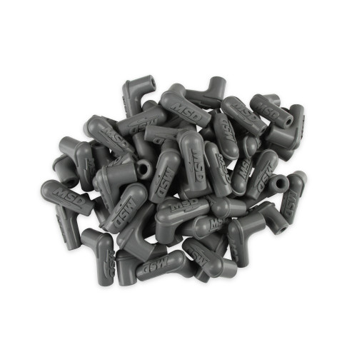 PartzBiz CM: 34514-Boots, 90 Degree Logo Spark Plug, Gray Silicone 50EA PartzBiz CM: 34514-Boots, 90 Degree Logo Spark Plug, Gray Silicone 50EA