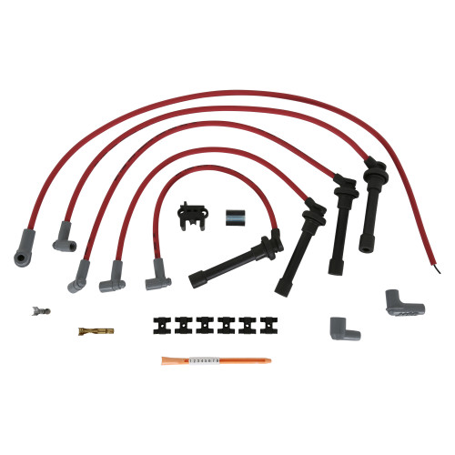 PartzBiz CM: 35359-Super Conductor Spark Plug Wire Set, Honda Civic 1.6L '92-'00 w/Tower Cap PartzBiz CM: 35359-Super Conductor Spark Plug Wire Set, Honda Civic 1.6L '92-'00 w/Tower Cap