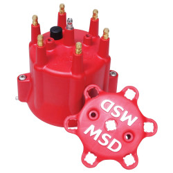 PartzBiz CM 8014 - Chevy MSD 6 Cylinder HEI Distributor Cap w/Retainer PartzBiz CM 8014 - Chevy MSD 6 Cylinder HEI Distributor Cap w/Retainer
