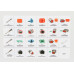 PartzBiz CM: 8188-MSD Deutsch Connector Kit PartzBiz CM: 8188-MSD Deutsch Connector Kit