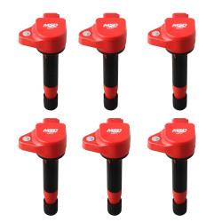PartzBiz CM 82376 - MSD Ignition Coil - Blaster Series - Honda/Acura V6 - Red - 6-pack PartzBiz CM 82376 - MSD Ignition Coil - Blaster Series - Honda/Acura V6 - Red - 6-pack