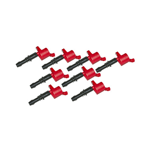 PartzBiz CM: 82438-MSD Ignition Coil - Blaster - Ford 3-Valve V8 - Red - 8-Pack PartzBiz CM: 82438-MSD Ignition Coil - Blaster - Ford 3-Valve V8 - Red - 8-Pack