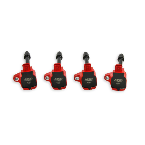 PartzBiz CM: 82494-MSD Ignition Coil - Blaster Series - Honda 1.5L/2.0L/2.0L Turbo 4-cylinder - Red - 4-Pack PartzBiz CM: 82494-MSD Ignition Coil - Blaster Series - Honda 1.5L/2.0L/2.0L Turbo 4-cylinder - Red - 4-Pack