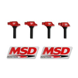 PartzBiz CM 82544 - MSD Ignition Coil - Blaster Series - Red - 4-Pack PartzBiz CM 82544 - MSD Ignition Coil - Blaster Series - Red - 4-Pack