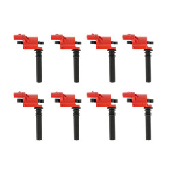 PartzBiz CM 82568 - MSD Ignition Coil - Blaster - 5.7L HEMI - Red - 8-Pack
