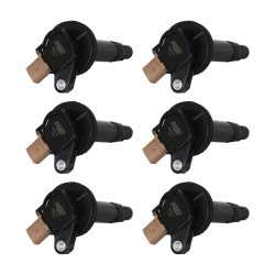 PartzBiz CM 825763 - MSD Ignition Coil - Ford EcoBoost - 3.5L V6 - 3-Pin Connector - Black - 6-Pack PartzBiz CM 825763 - MSD Ignition Coil - Ford EcoBoost - 3.5L V6 - 3-Pin Connector - Black - 6-Pack