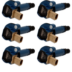 PartzBiz CM 825765 - MSD Ignition Coil - Ford EcoBoost - 3.5L V6 - 3-Pin Connector - Blue - 6-Pack PartzBiz CM 825765 - MSD Ignition Coil - Ford EcoBoost - 3.5L V6 - 3-Pin Connector - Blue - 6-Pack