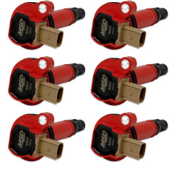 PartzBiz CM 82576 - MSD Ignition Coil - Ford EcoBoost - 3.5L V6 - 3-Pin Connector - Red - 6-Pack PartzBiz CM 82576 - MSD Ignition Coil - Ford EcoBoost - 3.5L V6 - 3-Pin Connector - Red - 6-Pack