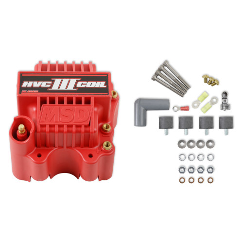 PartzBiz CM: 82612-MSD Ignition Coil - HVC-3 Series - Red