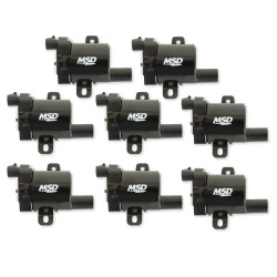 PartzBiz CM 826383 - MSD Ignition Coil - GM LS Blaster Series - L-Series Truck Engine - Black - 8-Pack PartzBiz CM 826383 - MSD Ignition Coil - GM LS Blaster Series - L-Series Truck Engine - Black - 8-Pack