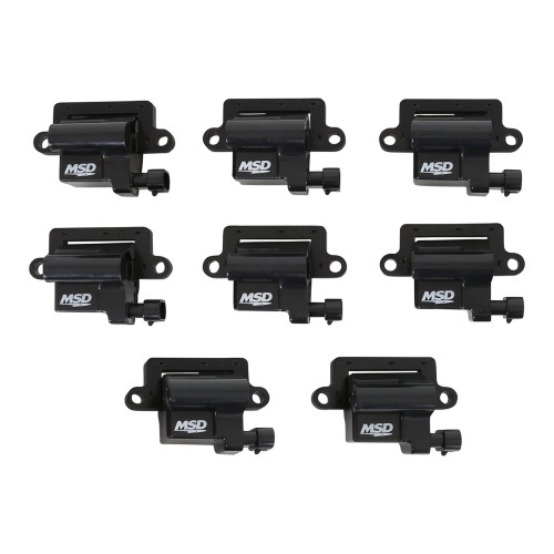 PartzBiz CM: 826483-MSD Ignition Coil - GM LS Blaster Series - L-Series Truck Engine - Black - 8-Pack PartzBiz CM: 826483-MSD Ignition Coil - GM LS Blaster Series - L-Series Truck Engine - Black - 8-Pack